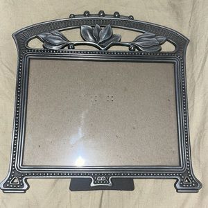 The Weston Gallery pewter heavy 4x6 table counter picture frame